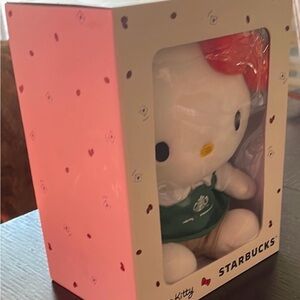 Starbucks Hello Kitty Plush in Pink and Green Box